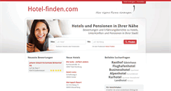 Desktop Screenshot of hotel-finden.com